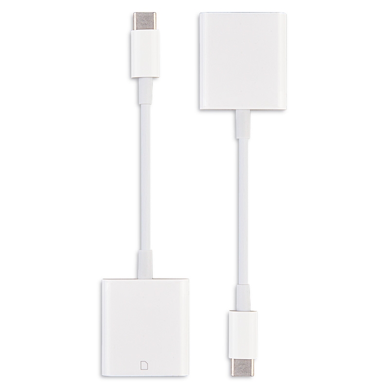 Type-C to SD Card Reader - White