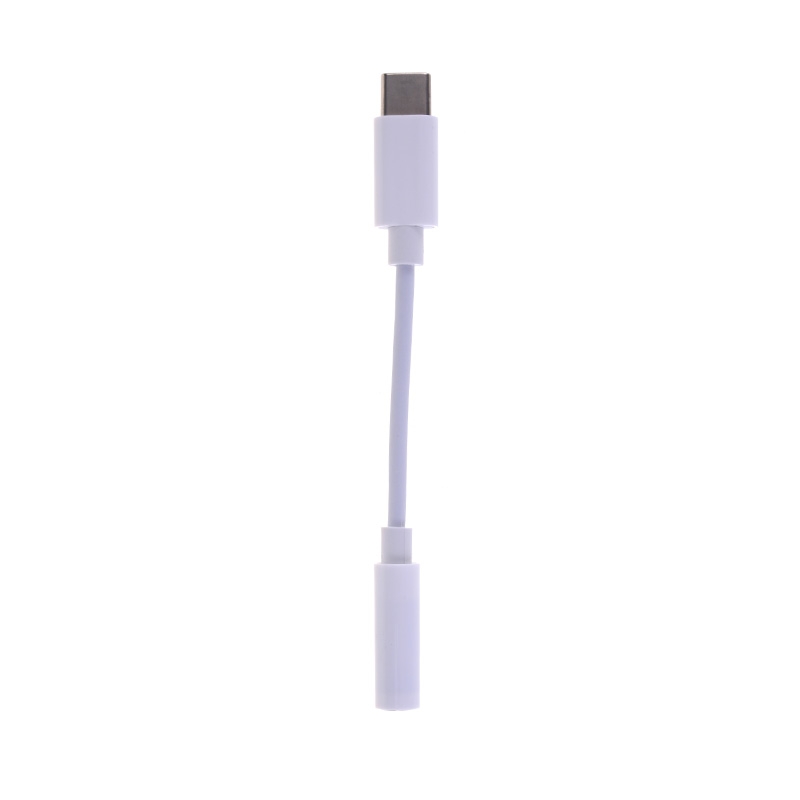 EI-DA-UN-00002WH Type-C to 3.5mm Headphone Audio Jack Connector Cable - White