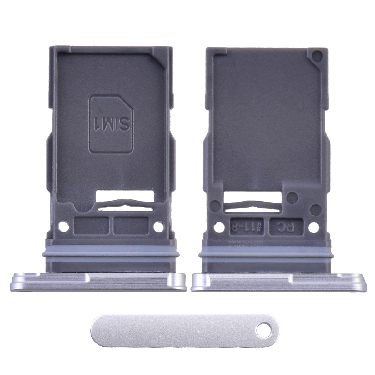 PH-ST-SS-00062SL Sim Card Tray for Samsung Galaxy S23 FE 5G S711 (Single SIM Card Version)  - Silver