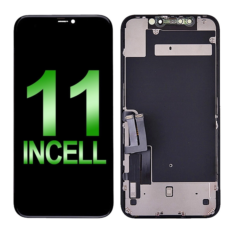 PH-LCD-IP-00102BKCR LCD Screen Digitizer Assembly with Portable IC for iPhone 11 (Incell/ COG) - Black