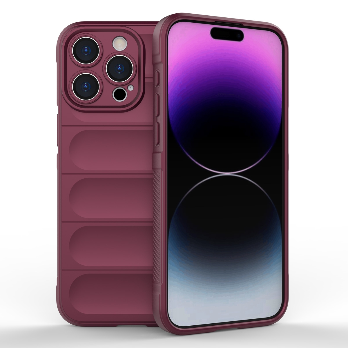 CS-PJ-IP-00043PL Anti-Drop TPU Case for iPhone 16 Pro Max - Purple