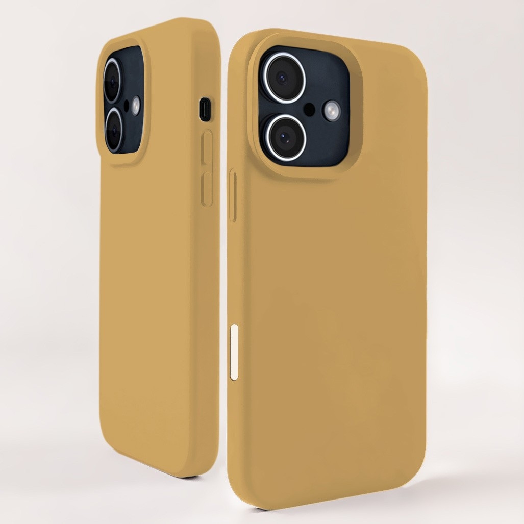 CS-PJ-IP-00079GD Silicone Case with MagSafe for iPhone 16 Pro Max - Gold