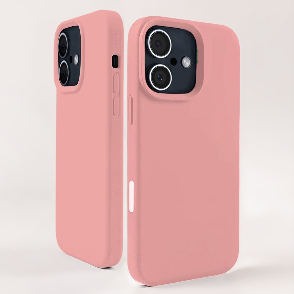 CS-PJ-IP-00076PK Silicone Case with MagSafe for iPhone 16 - Pink