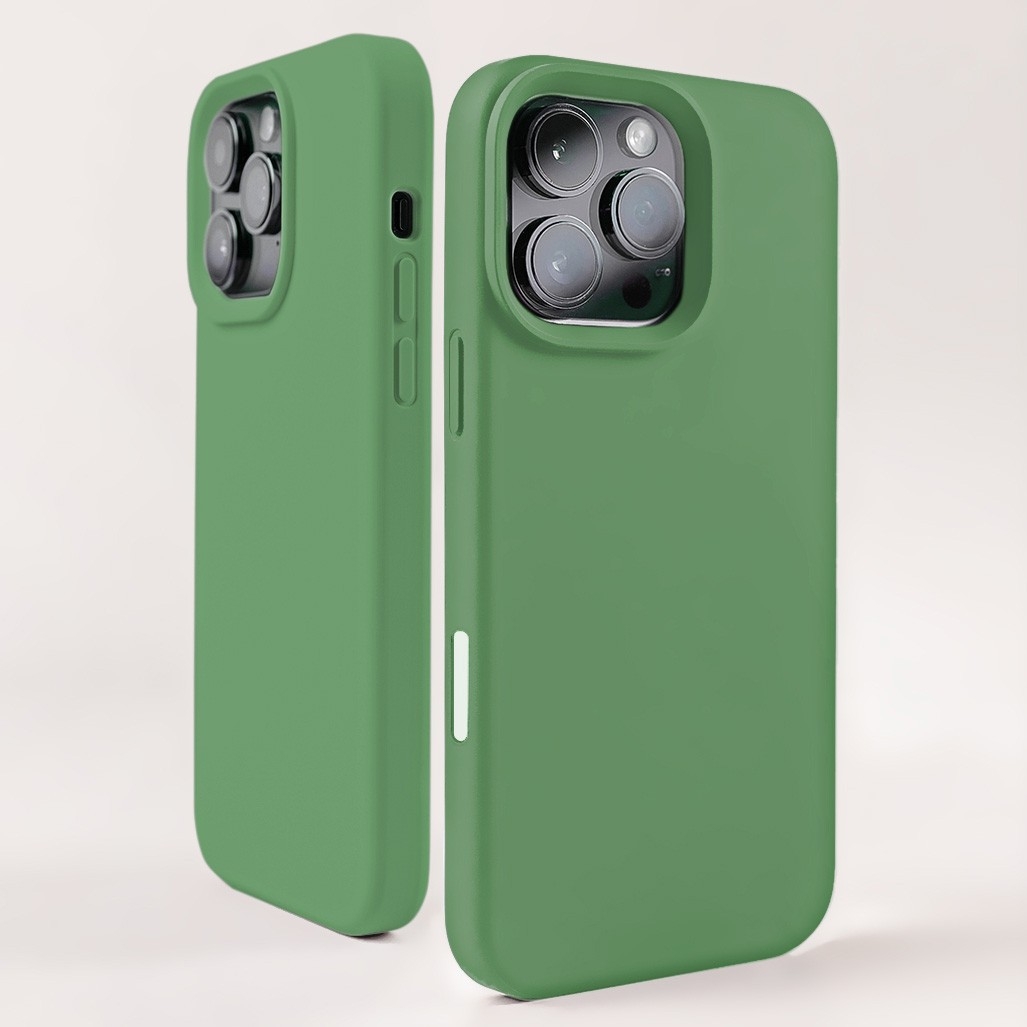 CS-PJ-IP-00079GR Silicone Case with MagSafe for iPhone 16 Pro Max - Green