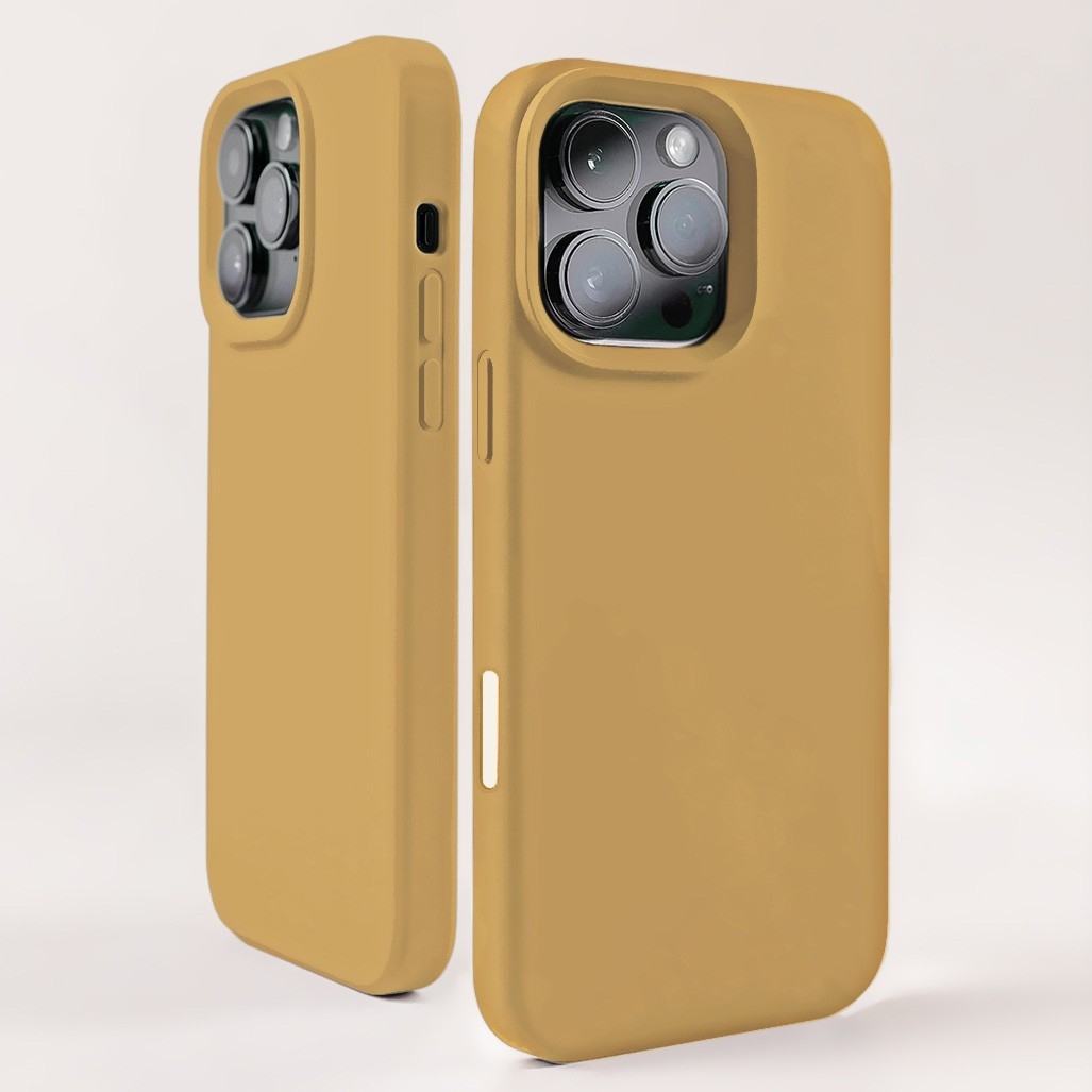 CS-PJ-IP-00078GD Silicone Case with MagSafe for iPhone 16 Pro - Gold