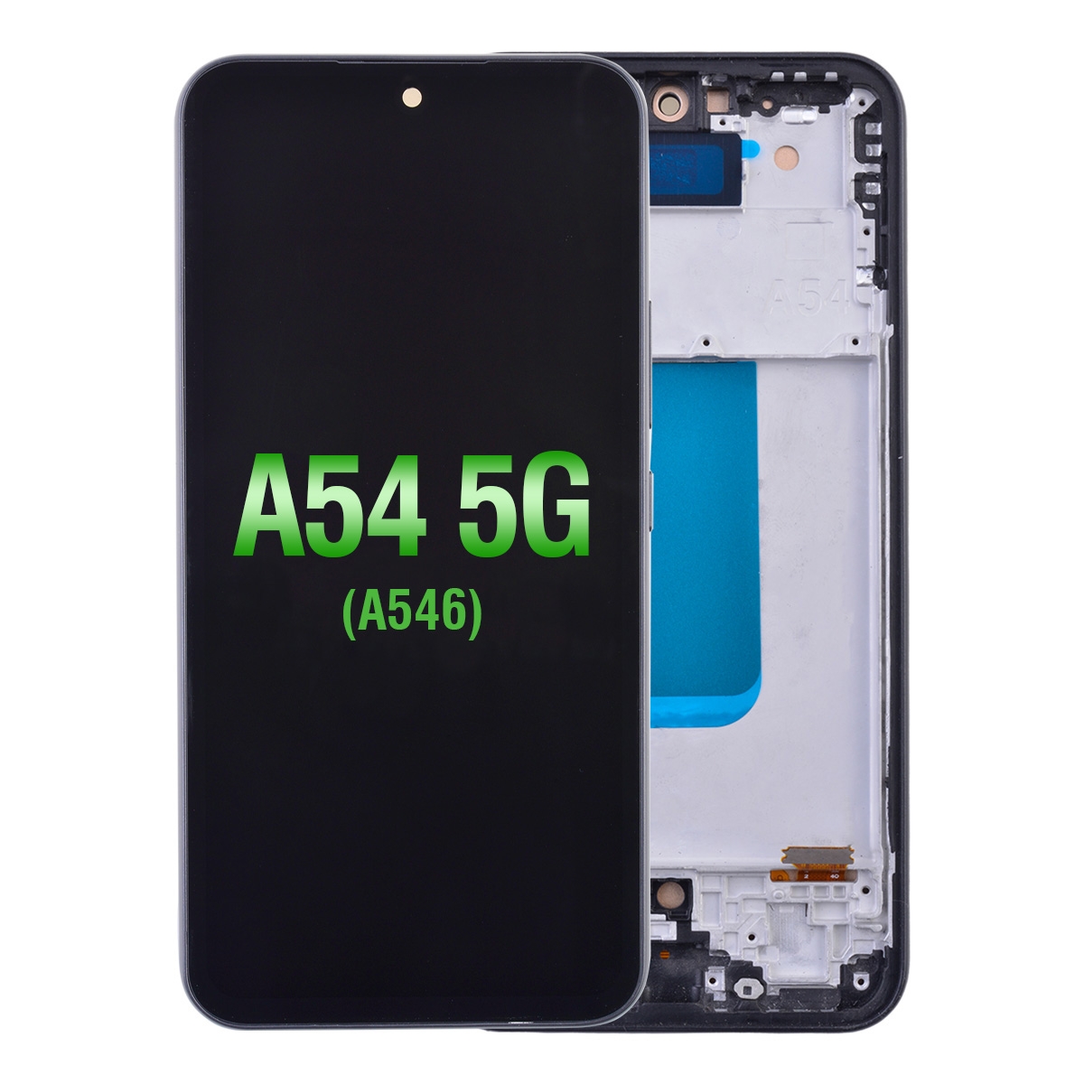 PH-LCD-SS-003483BKI LCD Screen Digitizer Assembly with Frame for Samsung Galaxy A54 5G A546 (Incell) - Awesome Graphite