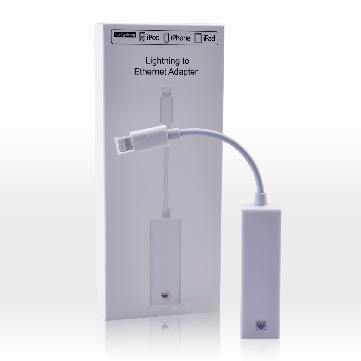 EI-DA-IP-00022WH 8 Pin to Ethernet Adapter - White