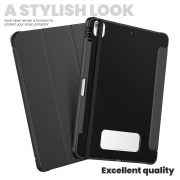 MT-TC-IP-00065BK Carbon Fibre iPad Case (Auto Wake/Sleep) for iPad Air 13/ Pro 13/ Pro 12.9 (3rd/ 4th/ 5th/ 6th) - Black