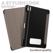 MT-TC-IP-00065BR Carbon Fibre iPad Case (Auto Wake/Sleep) for iPad Air 13/ Pro 13/ Pro 12.9 (3rd/ 4th/ 5th/ 6th) - Brown