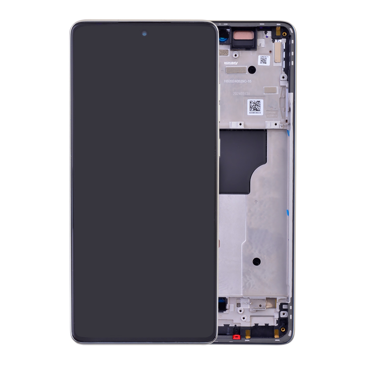 PH-LCD-MT-001343YE OLED Screen Digitizer Assembly with Frame for Motorola Moto G Stylus 5G (2024) XT2419 - Caramel Latte