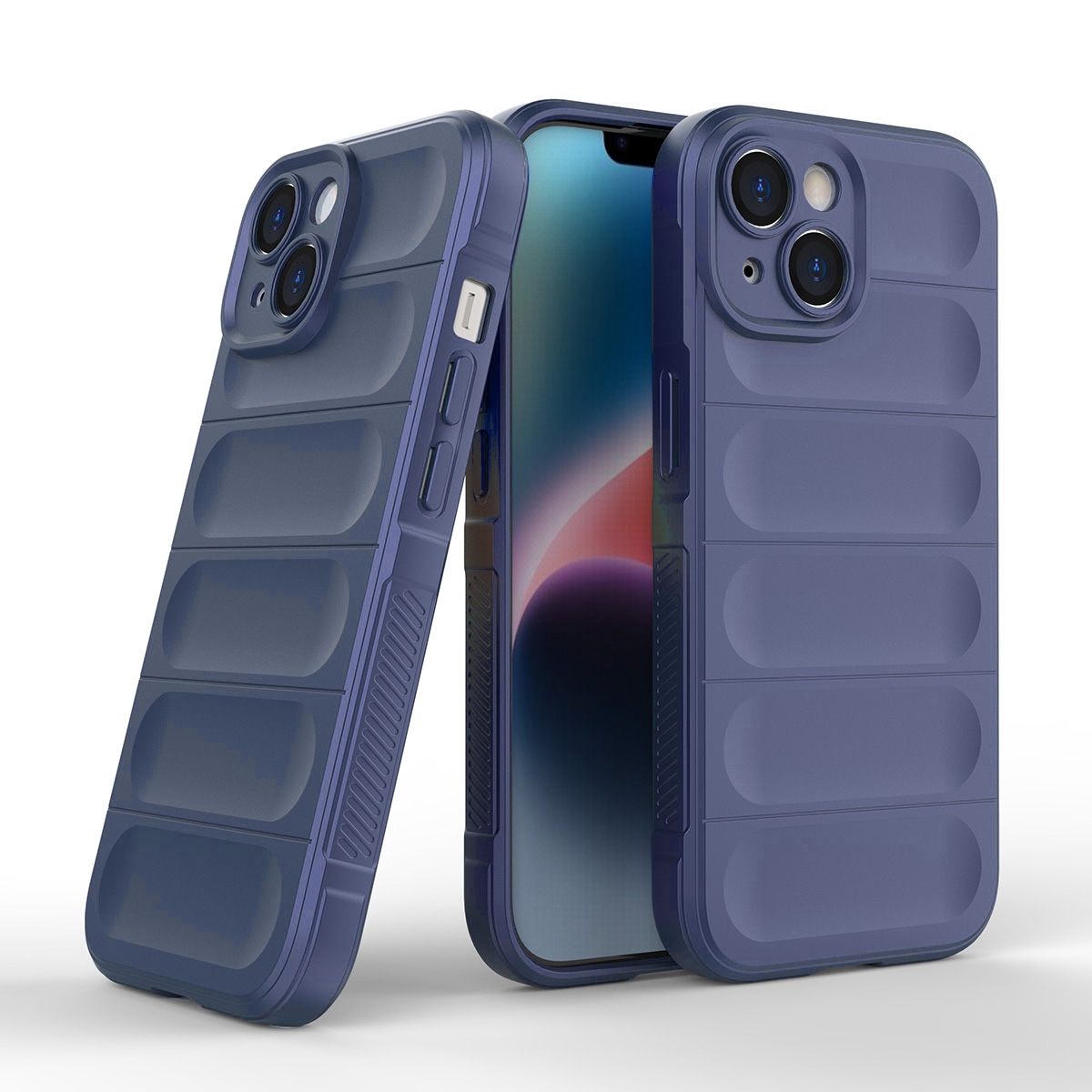 CS-PJ-IP-00034DB Anti-Drop TPU Case for iPhone 14 - Dark Blue