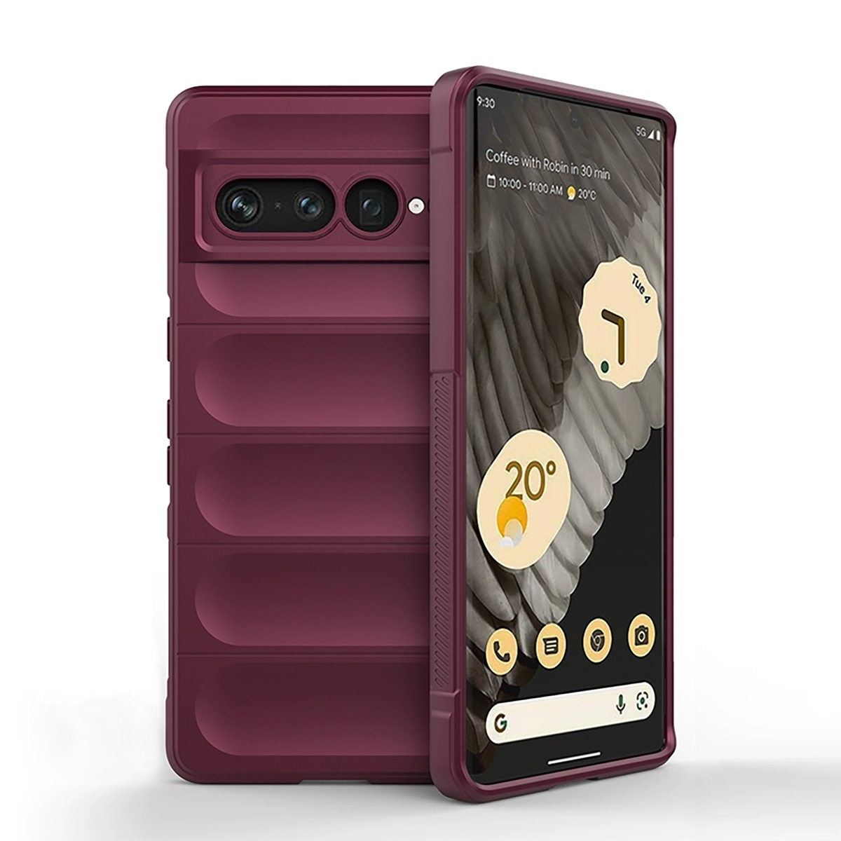 CS-PJ-GO-00002PL Anti-Drop TPU Case for Google Pixel 7 Pro - Purple