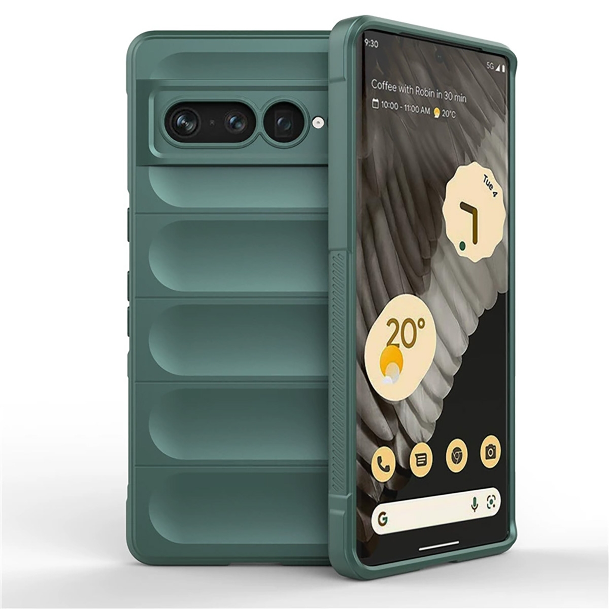 CS-PJ-GO-00002GR Anti-Drop TPU Case for Google Pixel 7 Pro - Green