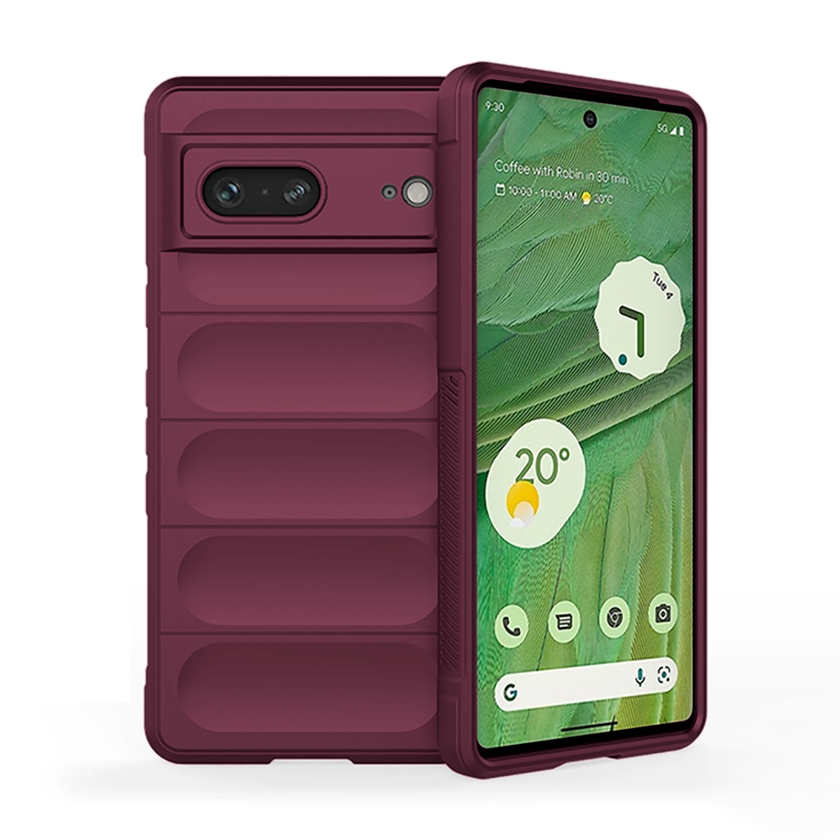 CS-PJ-GO-00003PL Anti-Drop TPU Case for Google Pixel 7a - Purple