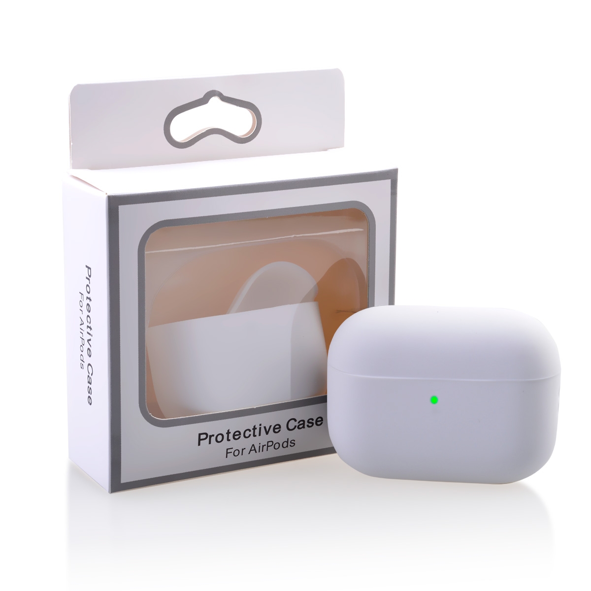 MT-SC-IP-00121WH Silicone Case for AirPods Pro / AirPods Pro 2nd Gen - White