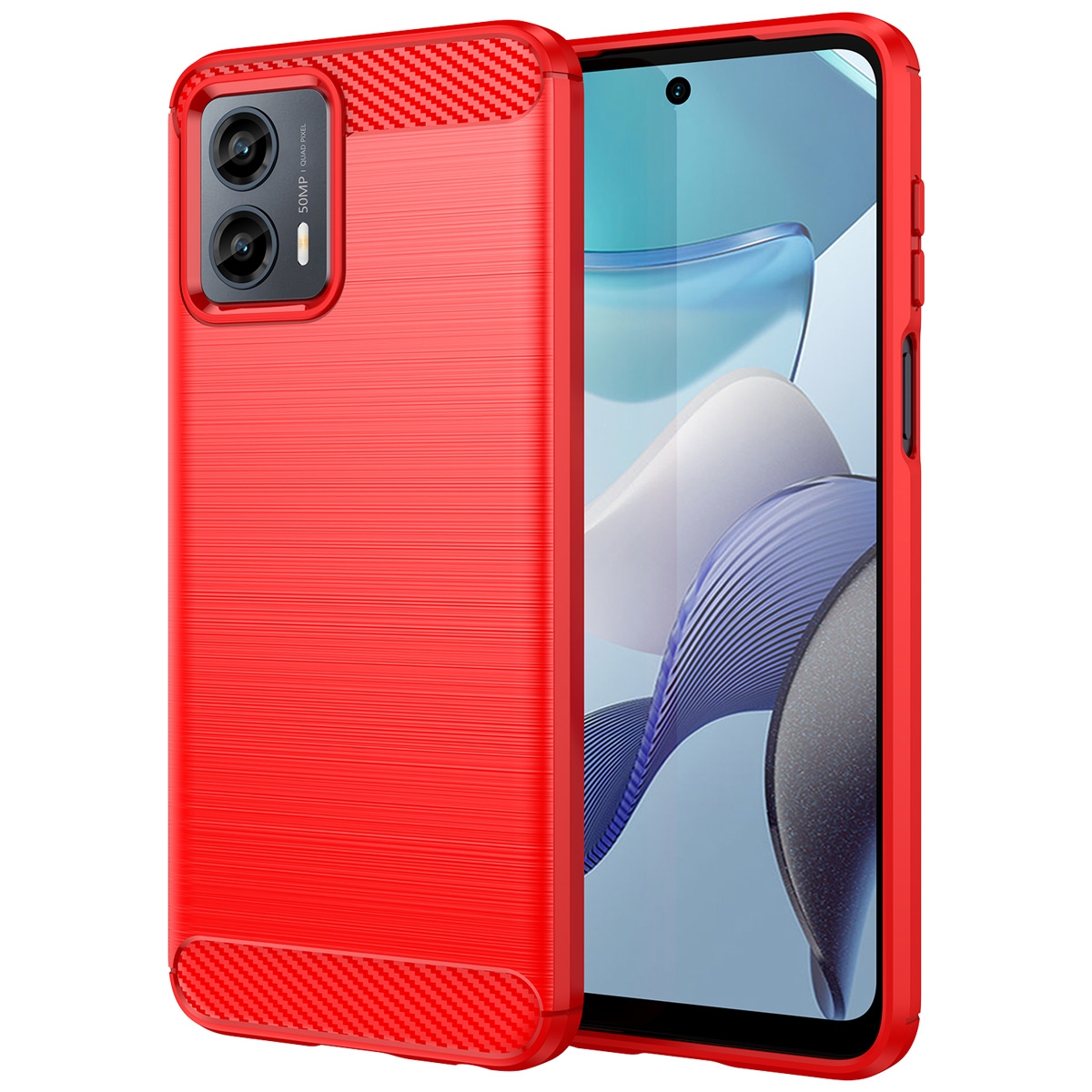 CS-PJ-MT-00005RD TPU Case for Motorola G 5G (2023) XT2313 - Red