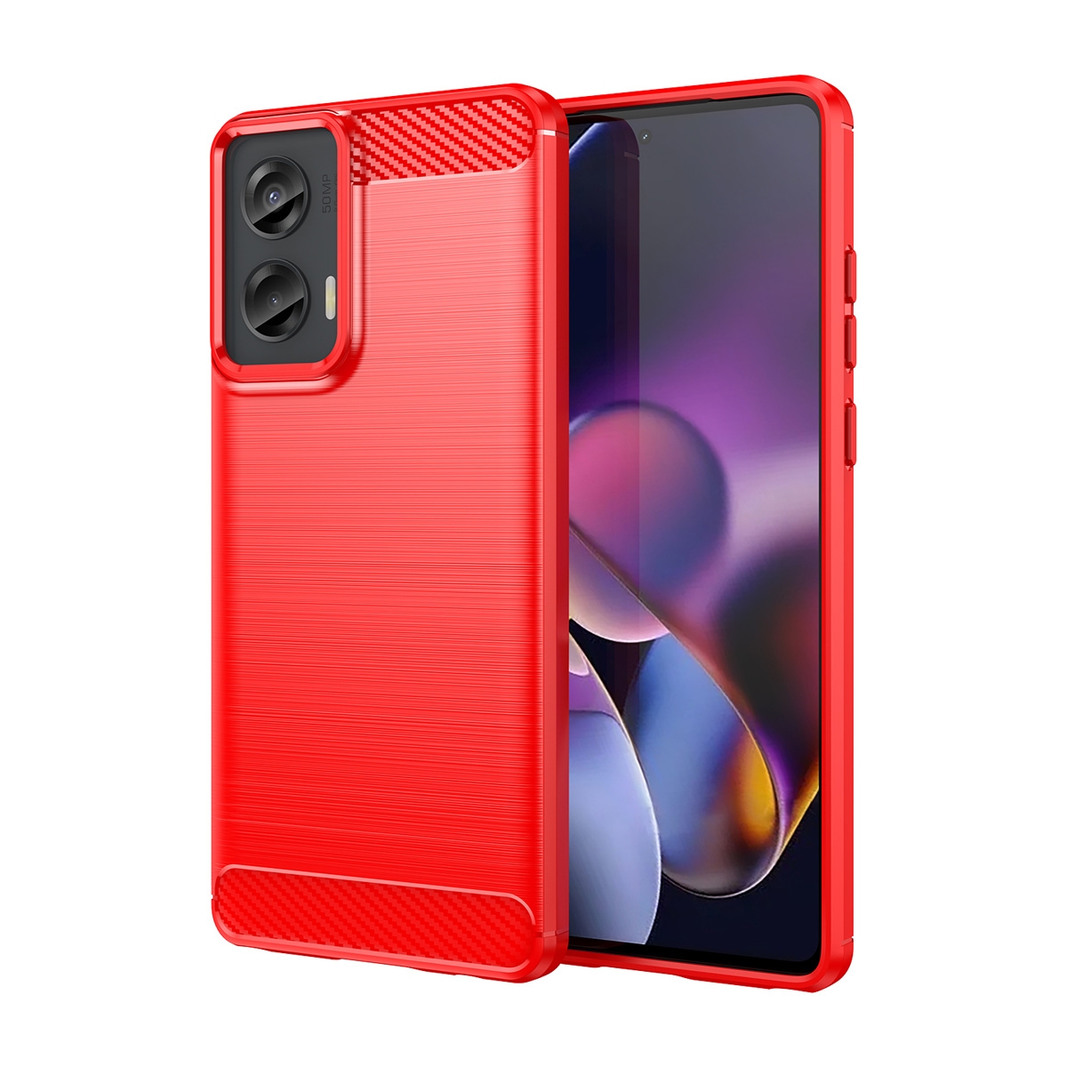 CS-PJ-MT-00004RD TPU Case for Motorola G Stylus 5G (2024) XT2419 - Red